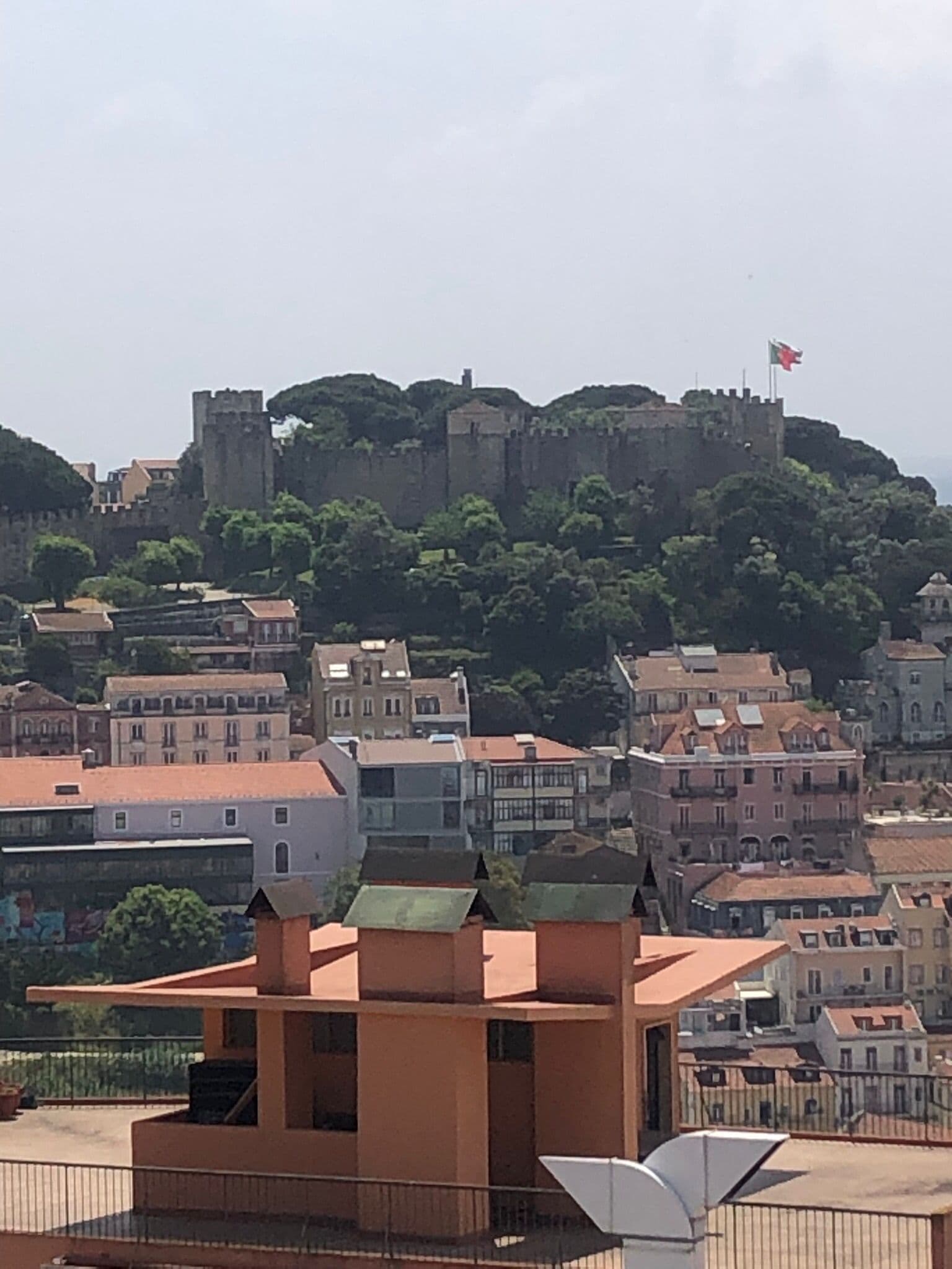 View of Castelo de Sao Jorge above Lisbon